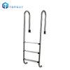 Escalera de 3 peldaños de acero inoxidable 304/316 Peldaños de escalera de acero inoxidable