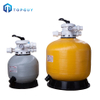 Sistema de filtración de agua de piscina con filtro de arena de cuarzo de montaje superior UV