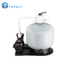 Tratamiento de pozos de agua Frp Piscina Filtro de arena Filtro de arena con bomba