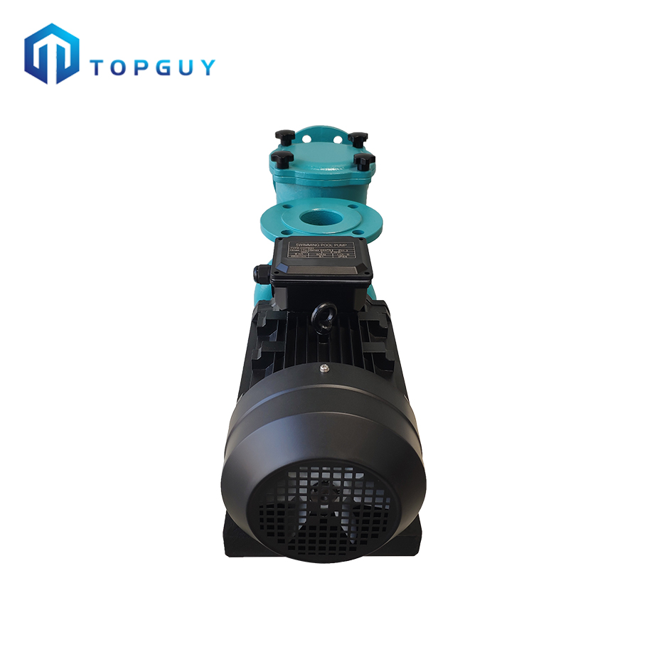 Filtro de arena de piscina sobre la 