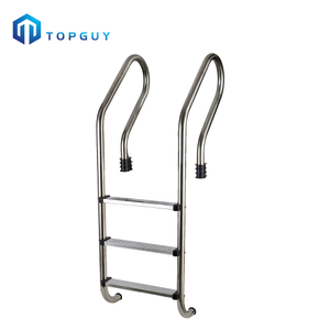 Escalera mecánica para piscina, equipo de Pedal de acero inoxidable 304, escalera para piscina de 3 escalones