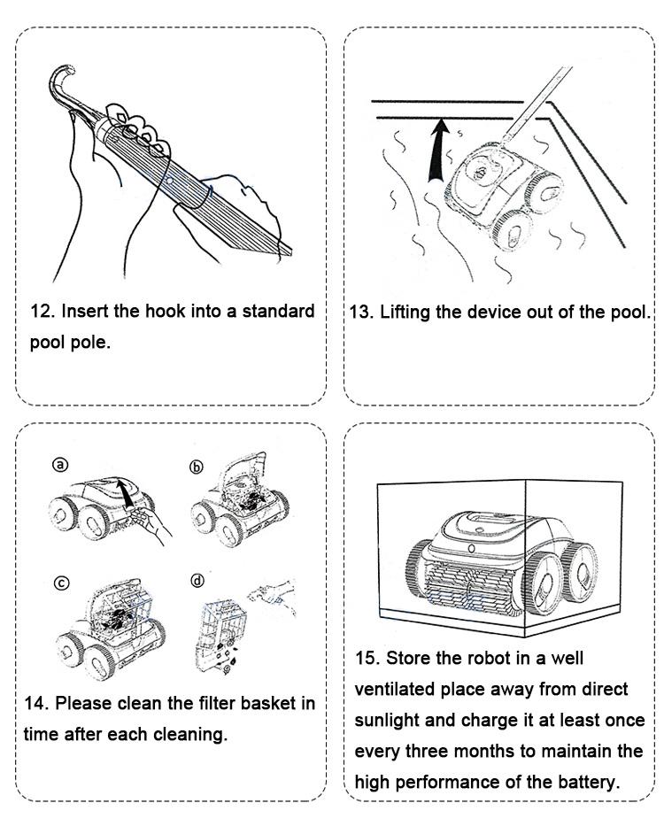limpiafondos rob&oacute;tico para piscinas enterradas