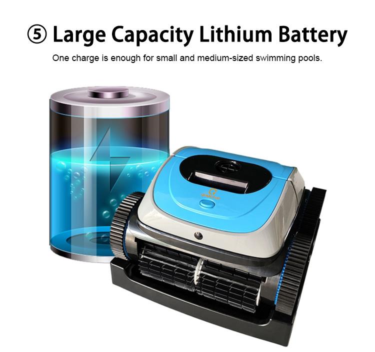 Limpiafondos rob&oacute;tico inal&aacute;mbrico peque&ntilde;o