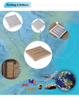 Producto de fábrica de plástico de forma cuadrada blanca Accesorios para piscina Drenaje principal de piscina