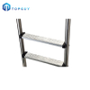 Escalera de plástico de doble cara de acero inoxidable a precio de fábrica para piscina