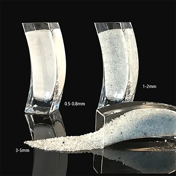 Medios filtrantes de arena de cristal