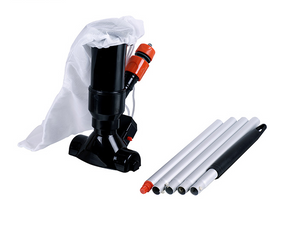 Kit jet vac con poste de aluminio de 48"/120cm en 5 tramos
