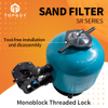 Filtro de arena SR | Sistema de filtración de piscina potente y duradero fácil de abrir para una piscina limpia y brillante