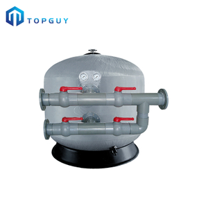 Tanque de filtro de piscina de fibra de vidrio de montaje lateral de alta eficiencia y mejor precio/filtro de arena para piscina con sistema de válvula