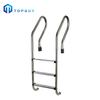 Escalera de 3 peldaños de acero inoxidable 304 con asa para piscina