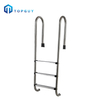 Escalera mecánica para piscina, equipo de Pedal de acero inoxidable 304, escalera para piscina de 3 escalones