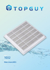 Producto de fábrica de plástico de forma cuadrada blanca Accesorios para piscina Drenaje principal de piscina