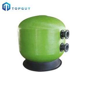 Filtro de arena para piscina con tanque de filtro de piscina de fibra de vidrio de montaje lateral de alta eficiencia y mejor precio con sistema de válvula