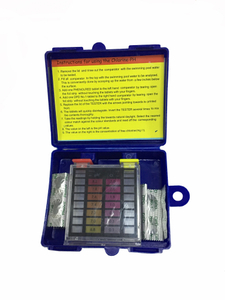 Kit de prueba DPD con Dpd1 y rojo fenol (10 tabletas cada uno)