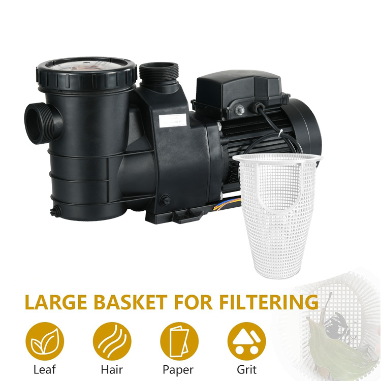 sobre la bomba de la piscina de tierra y el filtro de 