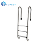 Escalera de plástico de doble cara de acero inoxidable a precio de fábrica para piscina