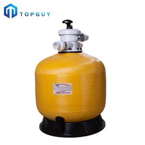Equipo superior de la purificación del agua del filtro de la piscina del filtro de arena de la fibra de vidrio del soporte