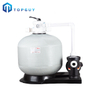 Sistema de filtración integrado FS400 para filtro de arena de fibra de vidrio para piscinas enterradas sobre el suelo