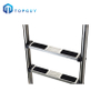 Escalera de plástico de doble cara de acero inoxidable a precio de fábrica para piscina