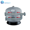 Filtro de arena para piscina con tanque de filtro de piscina de fibra de vidrio de montaje lateral de alta eficiencia y mejor precio con sistema de válvula