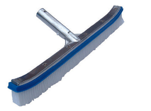 Cepillo Deluxe de acero inoxidable con respaldo de aluminio